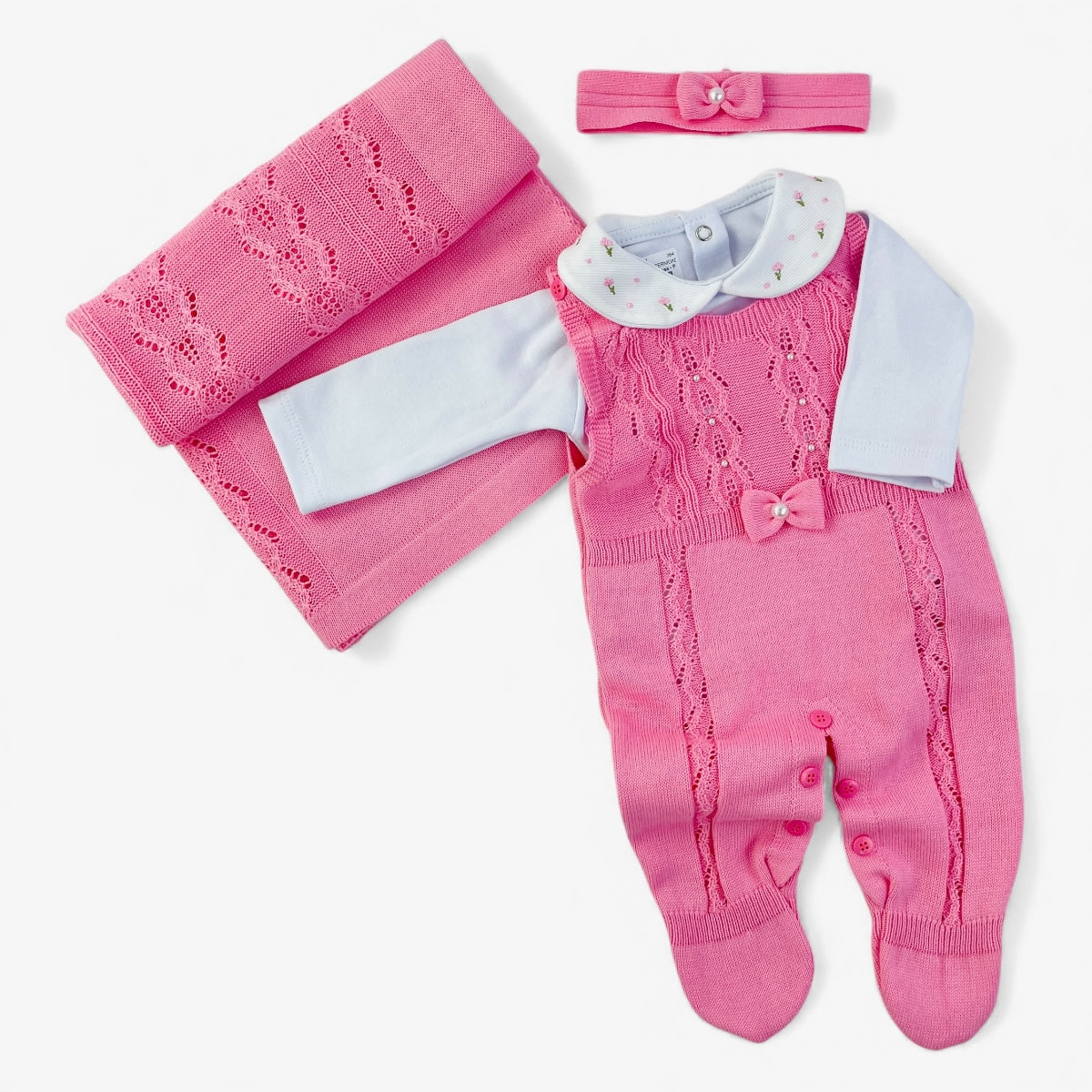 Saída de Maternidade Tamine Baby Isa 4 Peças