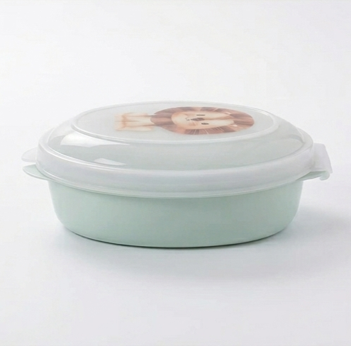 Saboneteira Infantil Plasútil com Tampa Decorada 180ml Livre de BPA
