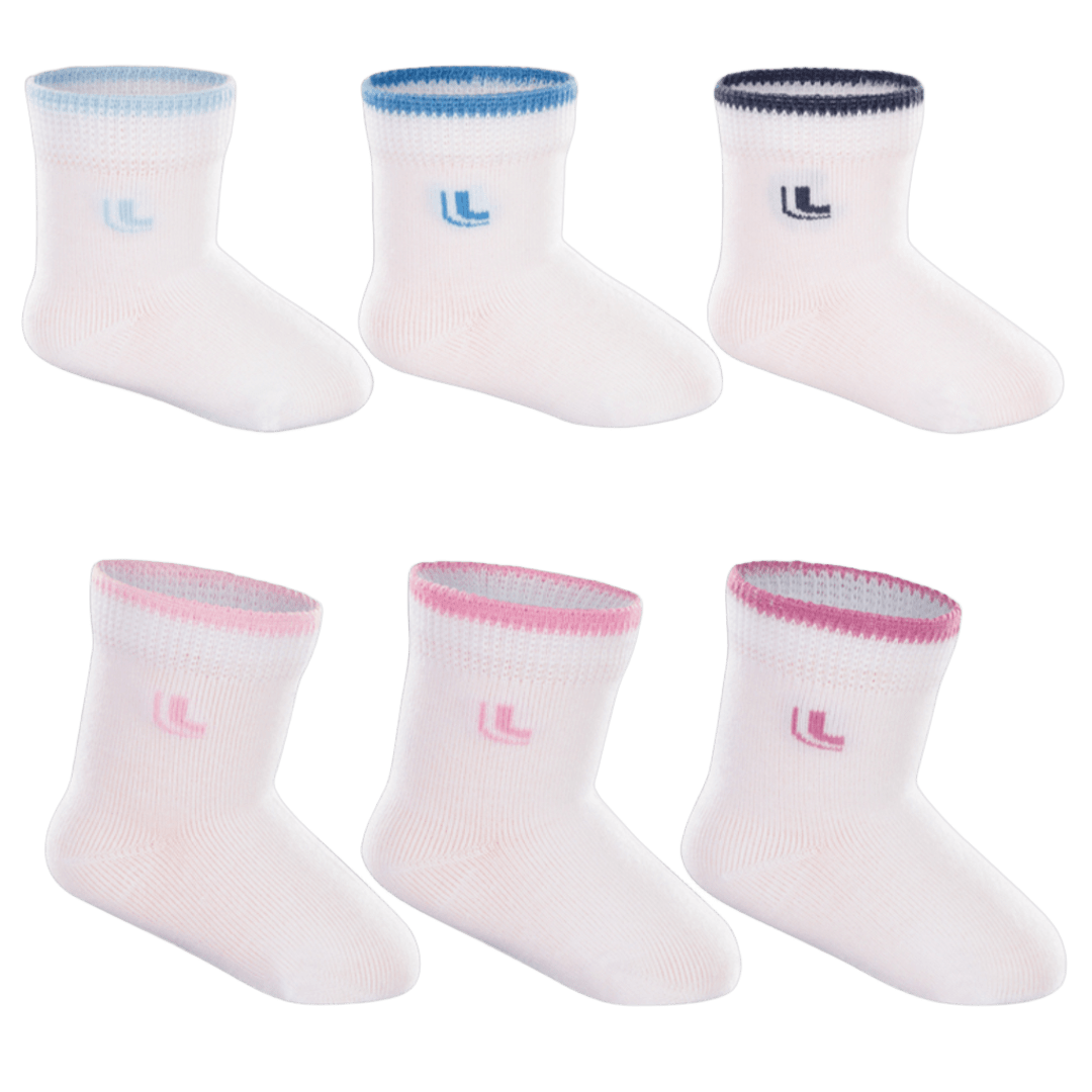 Kit Meia Infantil Lupo Baby BU Com 3 Pares