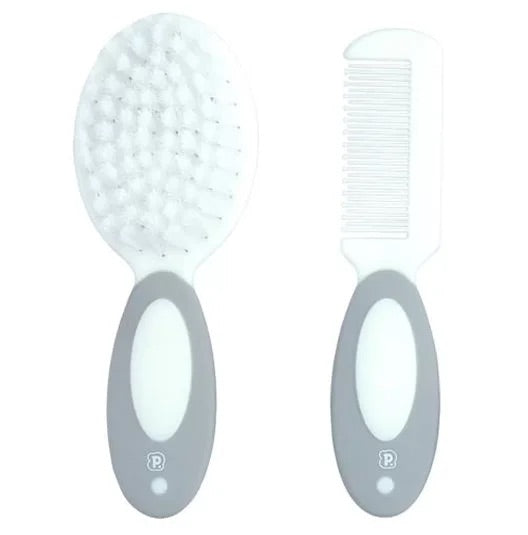 Kit Pente e Escova Pimpolho Bebê Macio 2 Peças