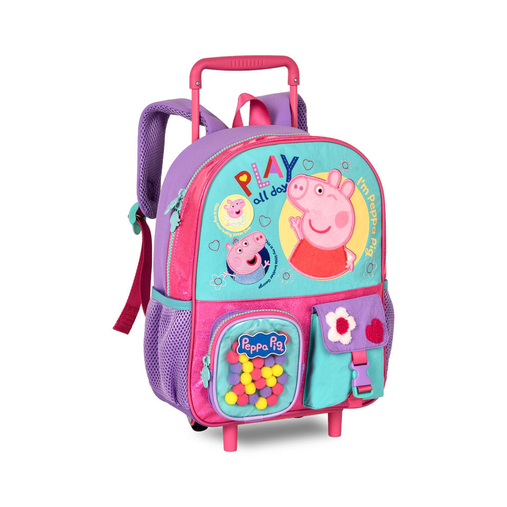 Mochila de Carrinho Clio Peppa Pig Oficial 13″