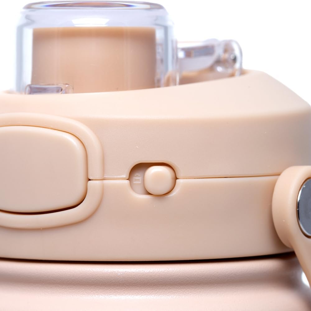 Garrafa Térmica Buba Parede Dupla +3 anos Bege - 350 Ml