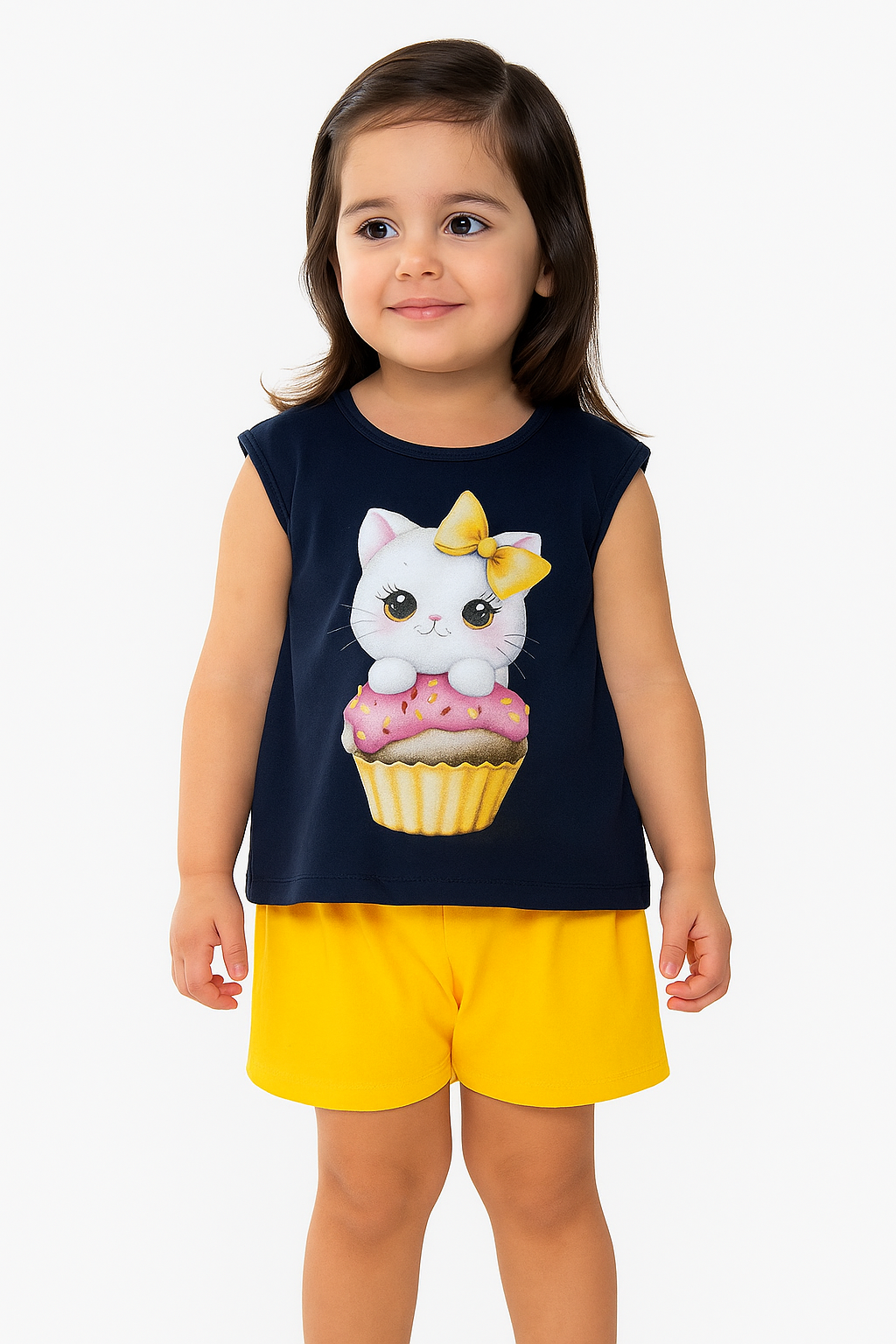 Conjunto Kyly Gatinha Cupcake