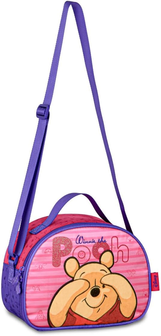 Kit Mochila Carrinho Lancheira Térmica Disney Clio Escolar