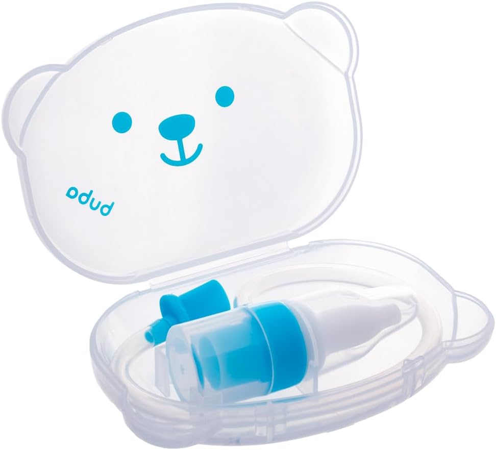 Aspirador Nasal Buba De Succão Ursinho Com Estojo +0 Meses