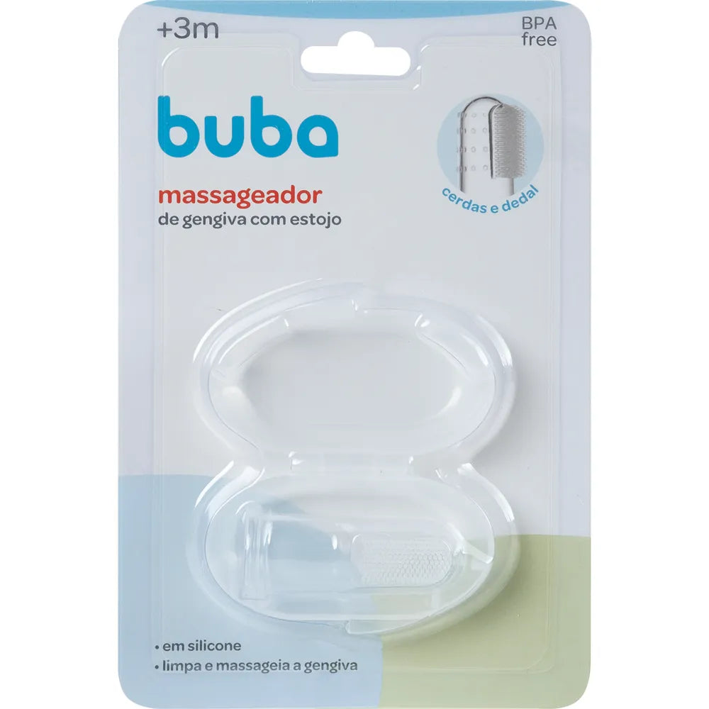 Massageador de Gengiva de Silicone Buba com Estojo Protetor +3 Meses