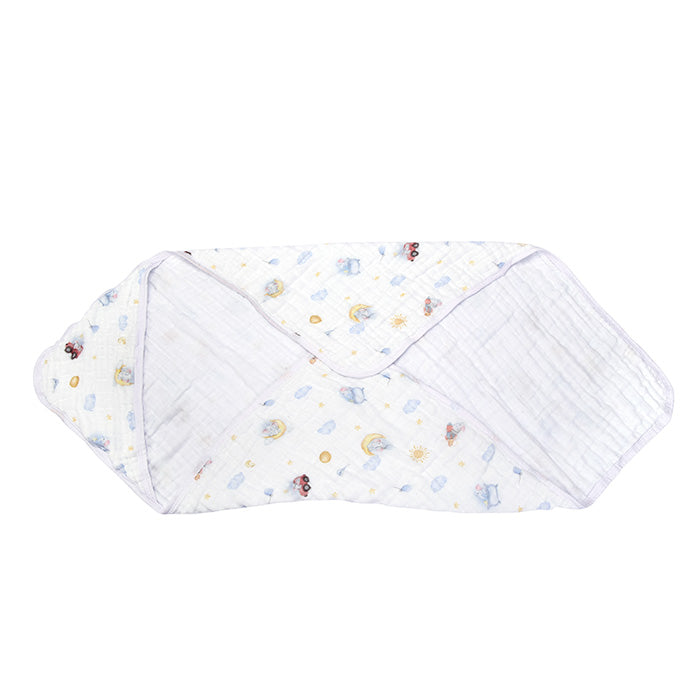 Toalha de Banho Infantil Soft com Capuz Muito Mimo 80x80cm