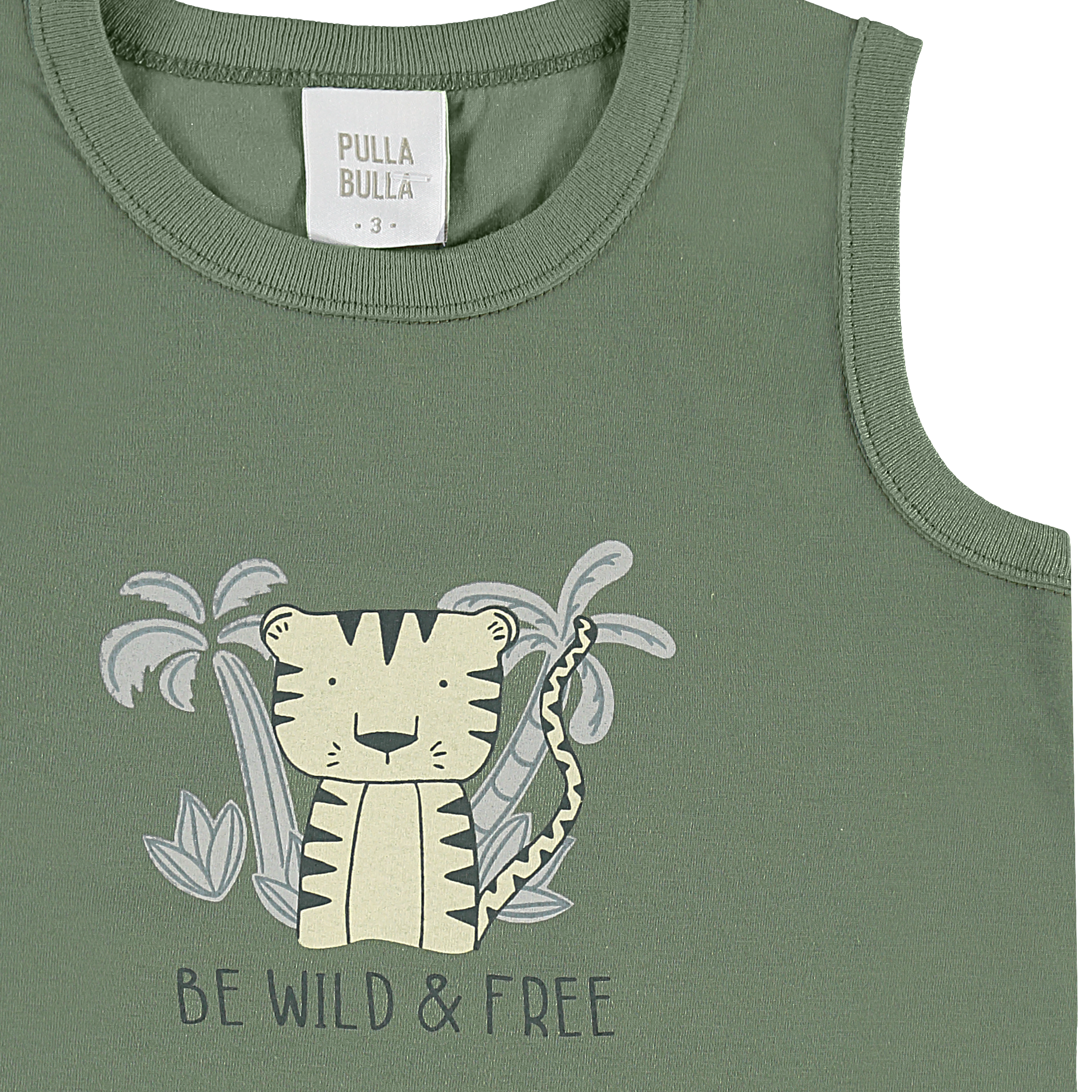 Regata Infantil Masculina Pulla Bulla Be Wild Free – Conforto e Estilo para Dias Quentes