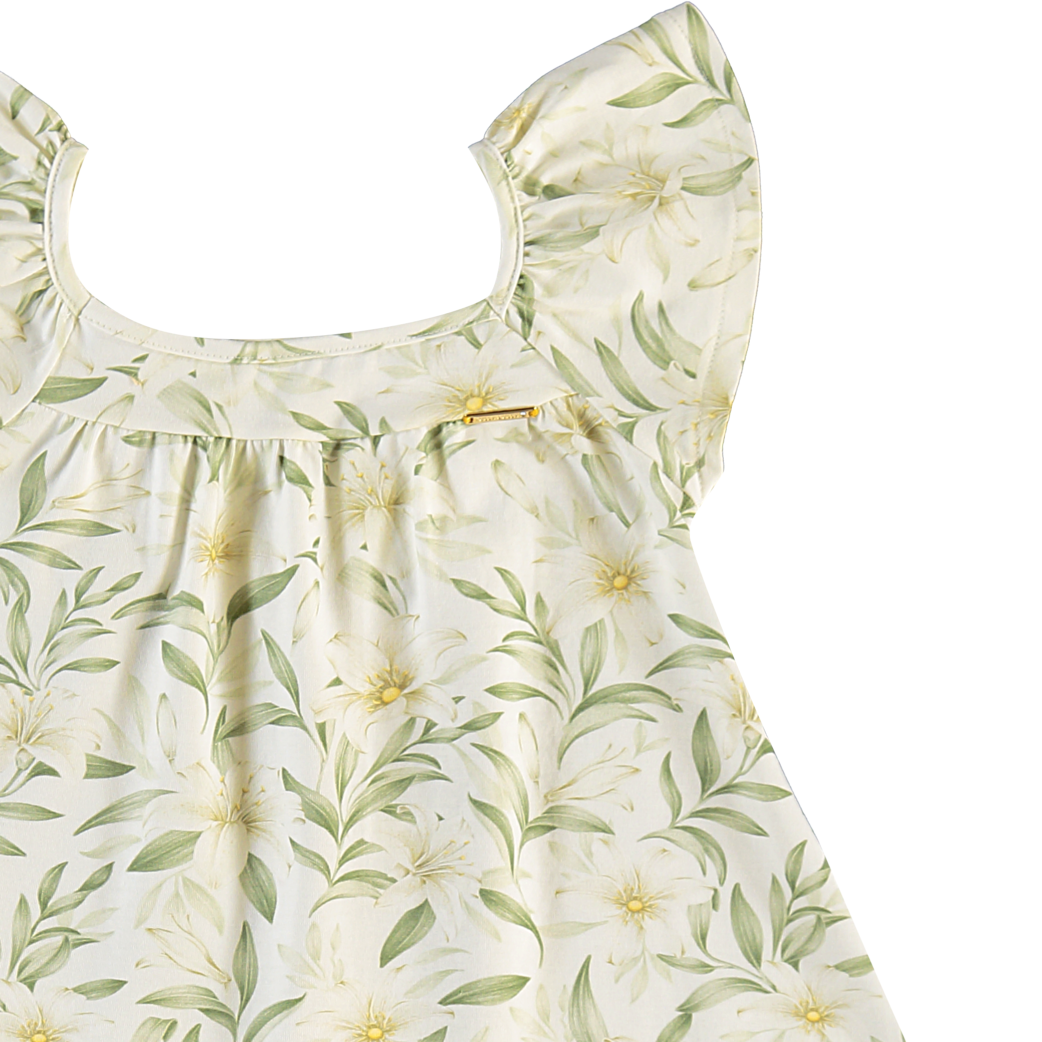 Vestido Infantil Pulla Bulla Estampa Digital Floral – Conforto, Delicadeza e Estilo