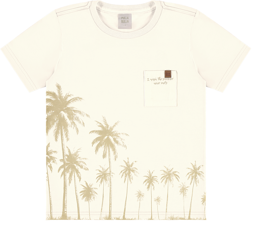 Conjunto Infantil Masculino Pulla Bulla Coqueiros The Summer – Conforto e Estilo para Dias Quentes