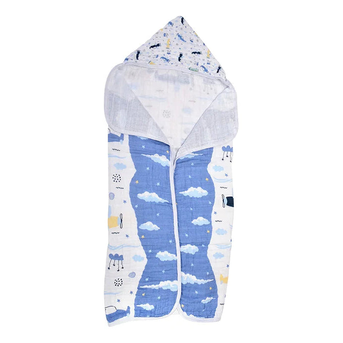 Toalha de Banho Bebê Soft Baby Nice com Capuz 85cm x 85cm 100% Algodão