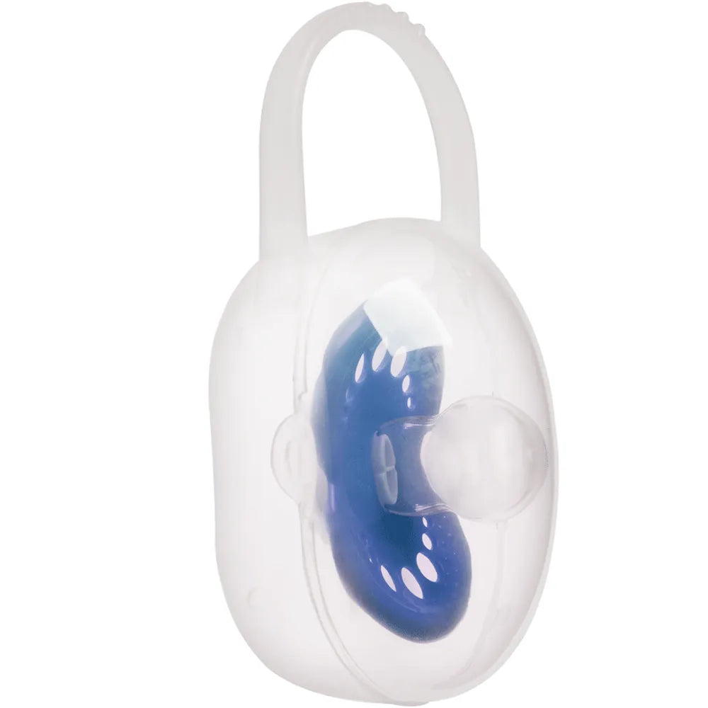 Porta-Chupeta Infantil Buba Transparente com Alça BPA Free