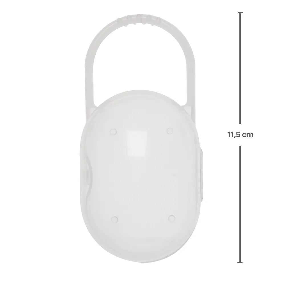 Porta-Chupeta Infantil Buba Transparente com Alça BPA Free