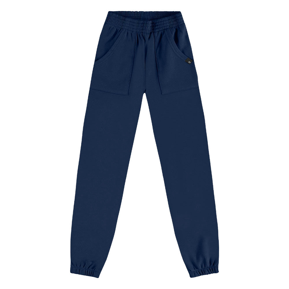 Calça Infantil Menino Pulla Bulla Moletom 100% Algodão com Bolso