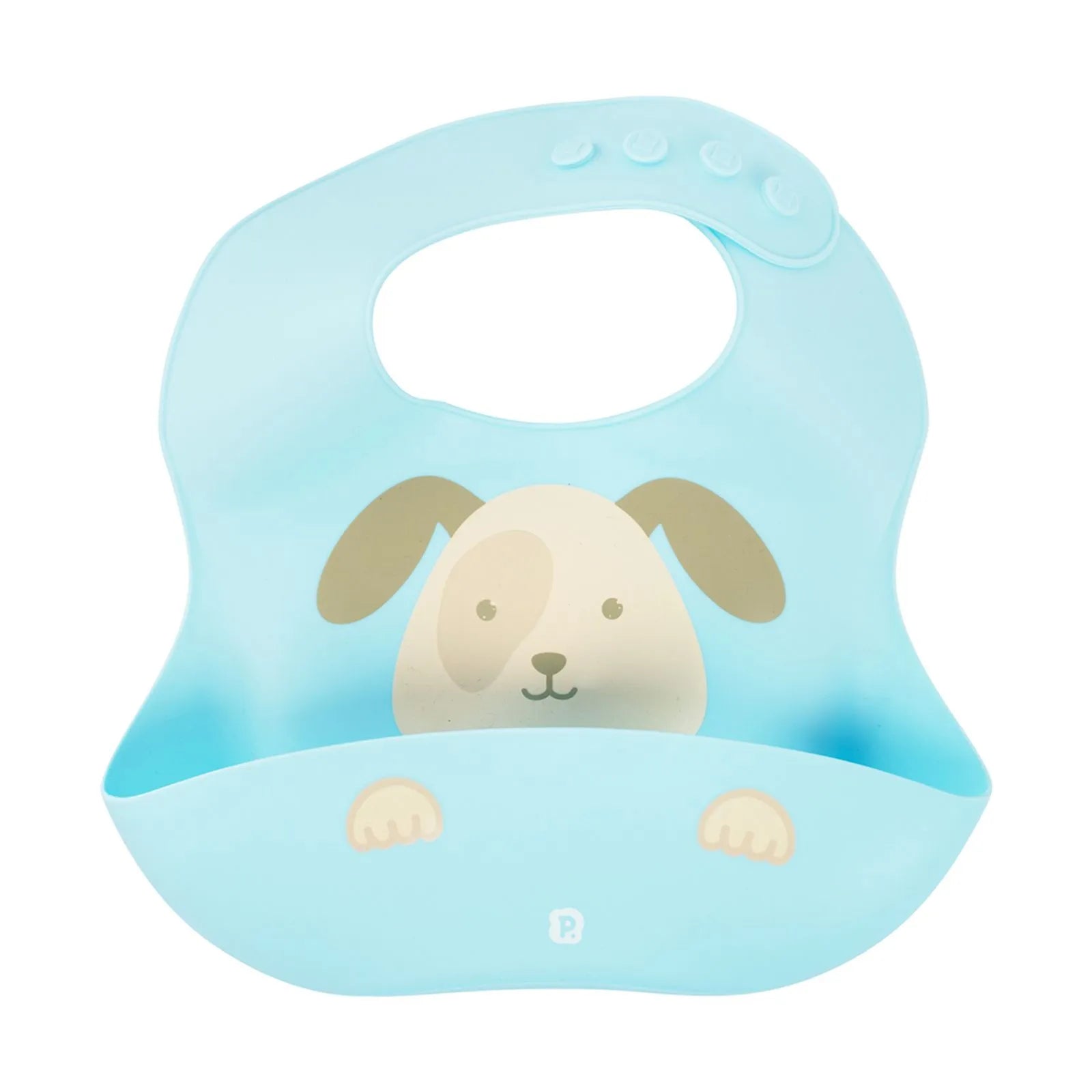 Babador de Silicone Pimpolho Infantil Ajustável Pega Migalhas