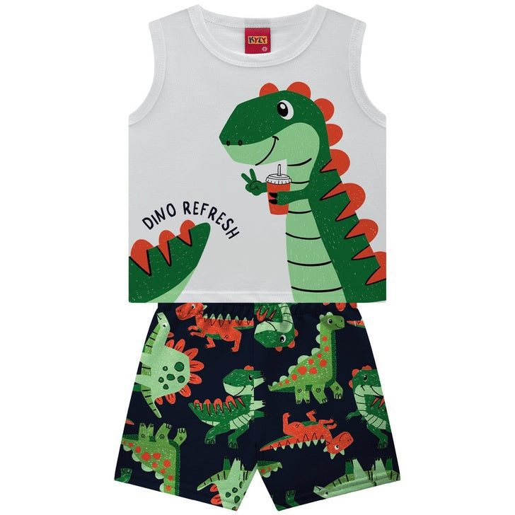 Conjunto Kyly Infantil Menino Dino Refresh