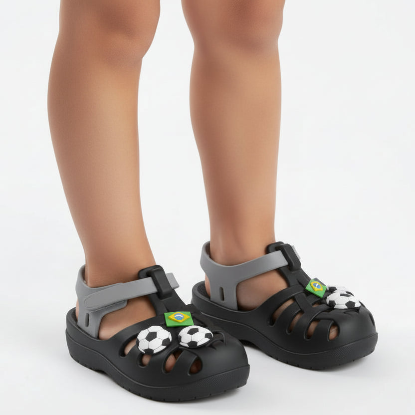 Sandália Baby Grendene Kids Lumy Aranha Grendene
