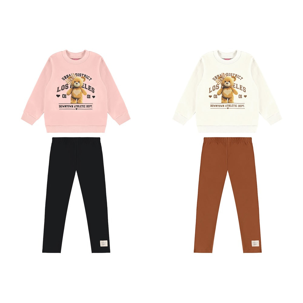 Conjunto Feminino Los Angeles Moletom e Molecotton