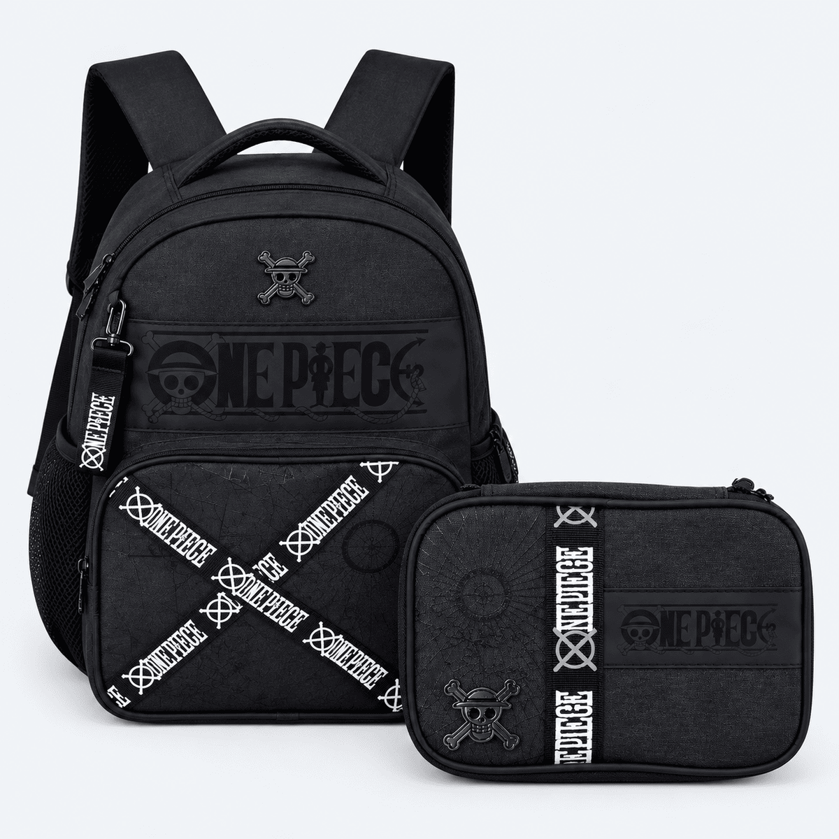 Kit Mochila de Costas Clio One Piece 18 Oficial com Estojo
