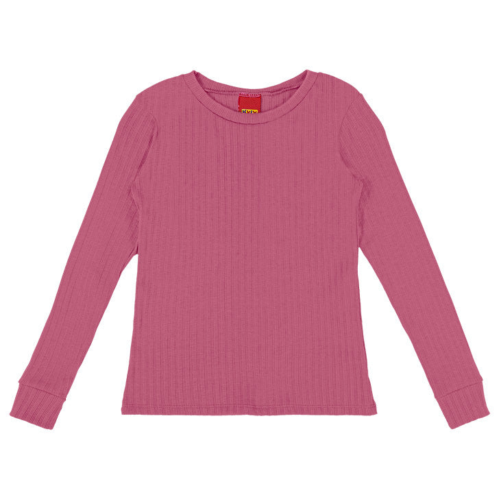 Blusa Infantil Kyly Manga Longa Básica Feminina