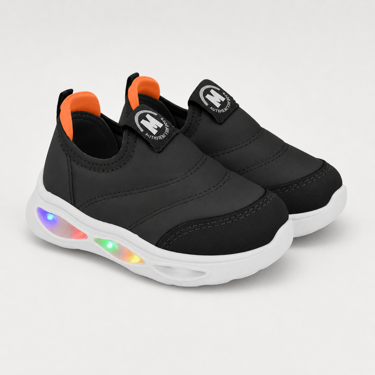 Tênis Bebê Masculino Molekinho Courino com LED
