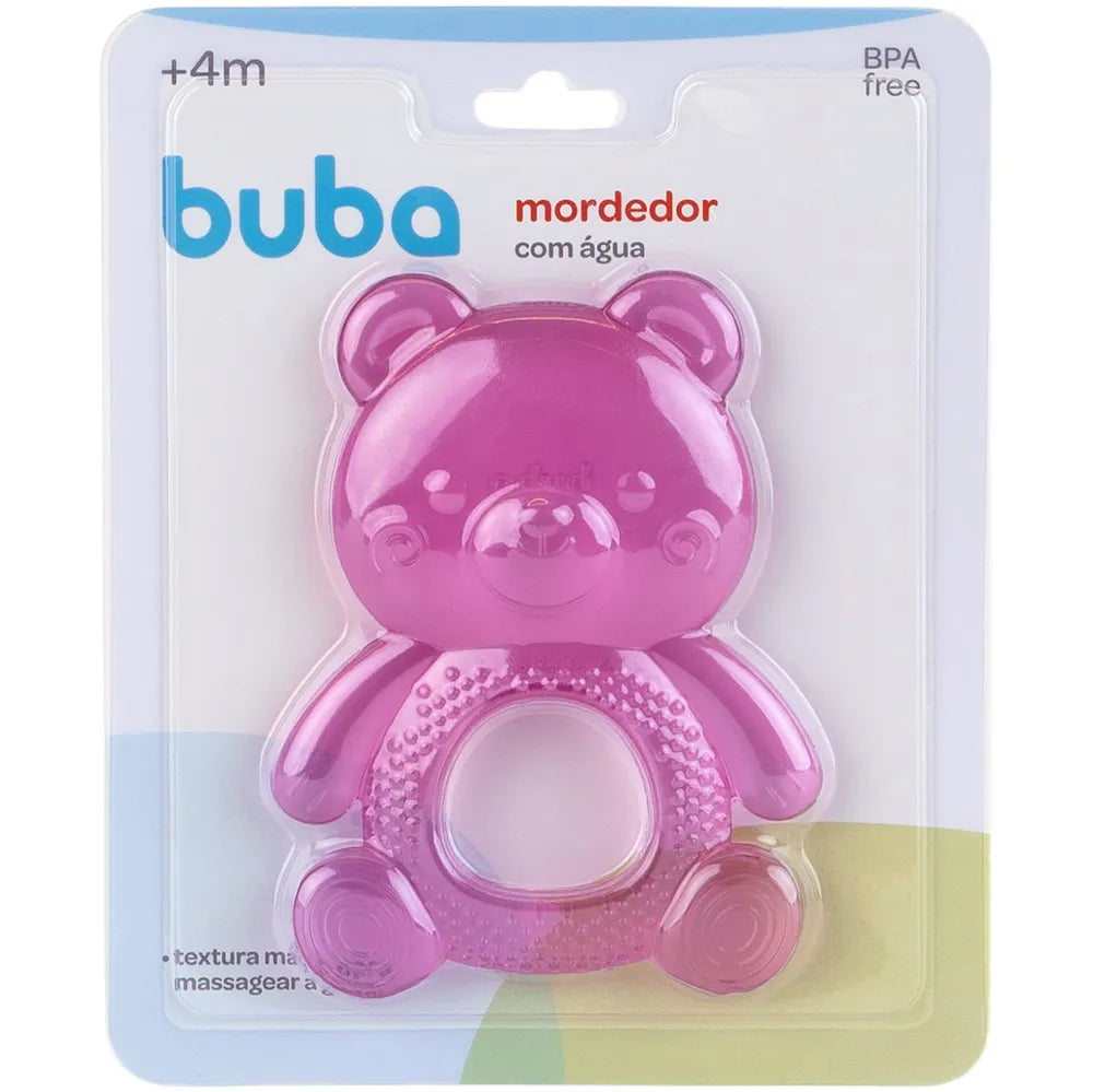 Mordedor com Água Ursinho Buba com Texturas +4 Meses