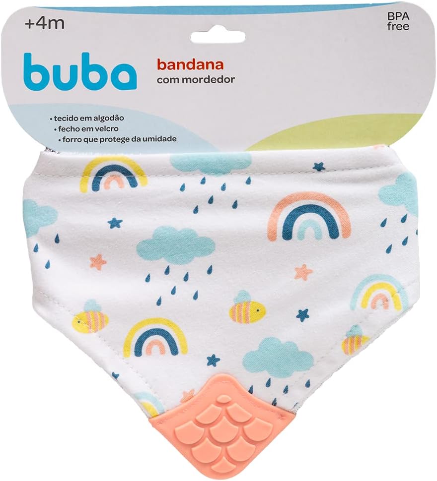 Bandana Buba Com Mordedor +4 meses