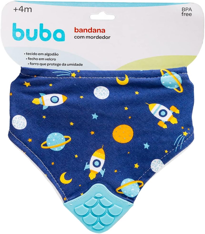 Bandana Buba Com Mordedor +4 meses