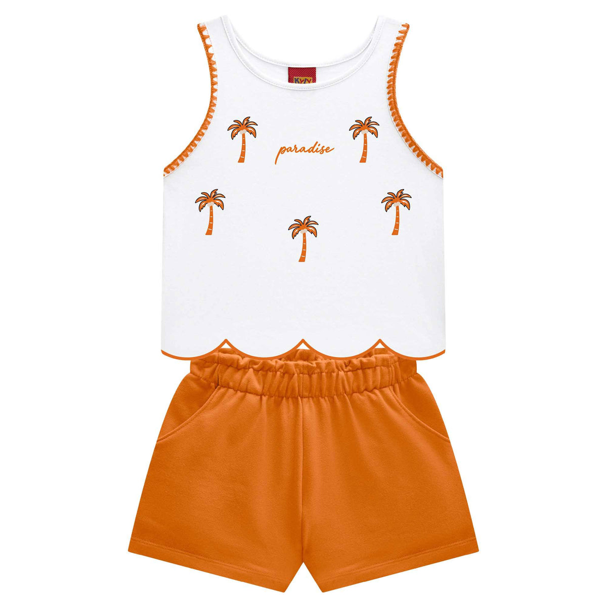 Conjunto Infantil Feminino Kyly Infanto-Juvenil Paradise