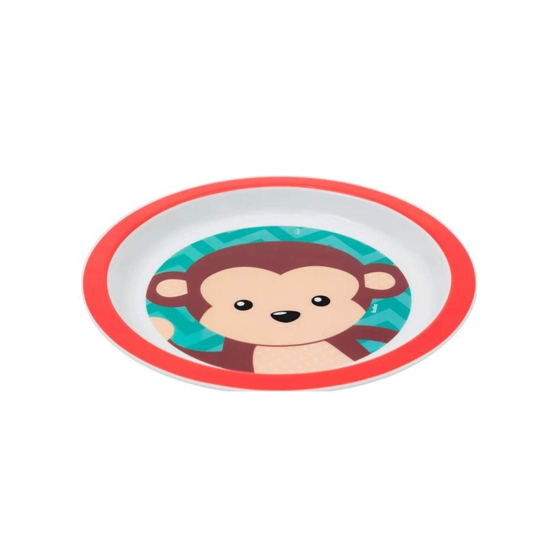 Pratinho Raso Bebê Buba Microondas 6M