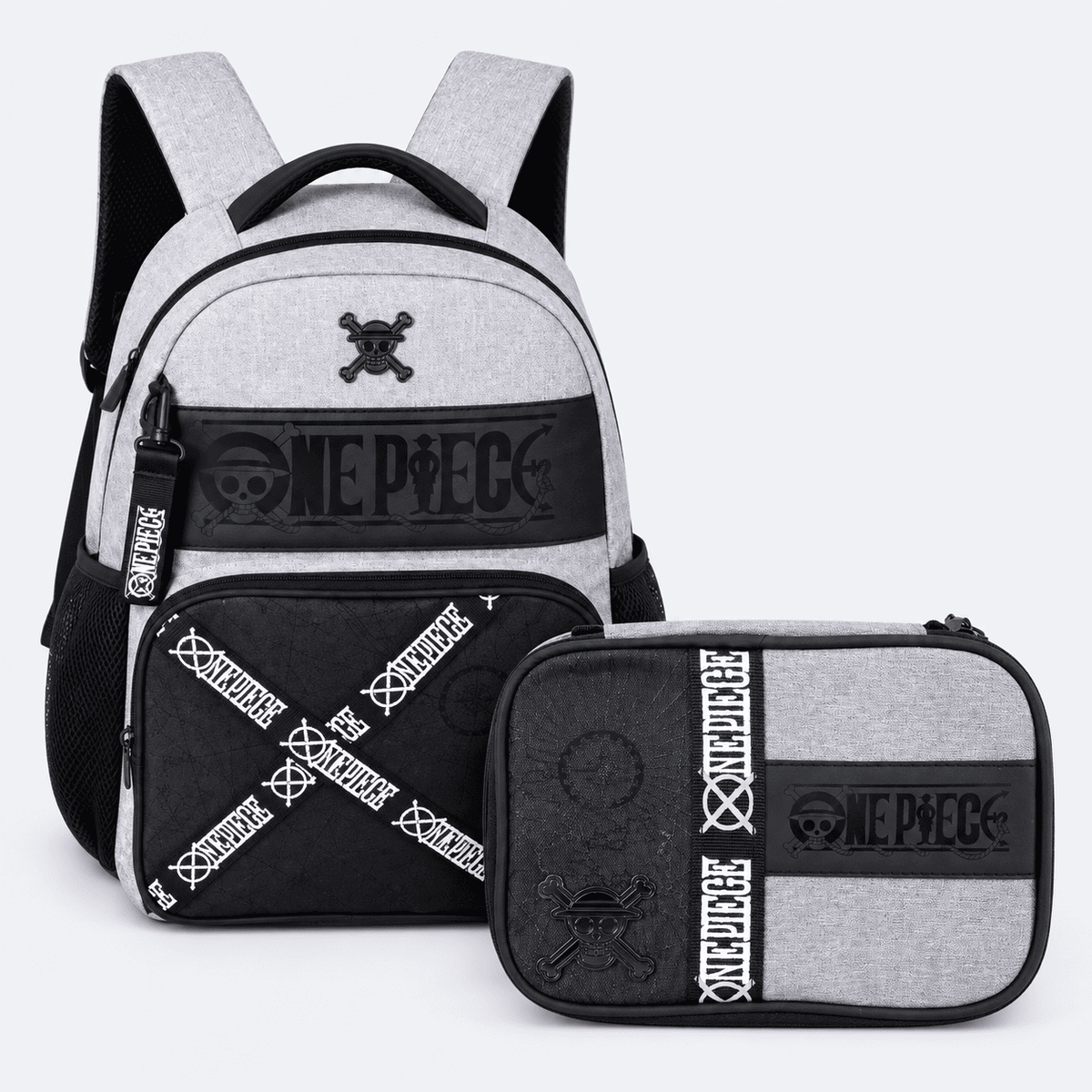 Kit Mochila de Costas Clio One Piece 18 Oficial com Estojo