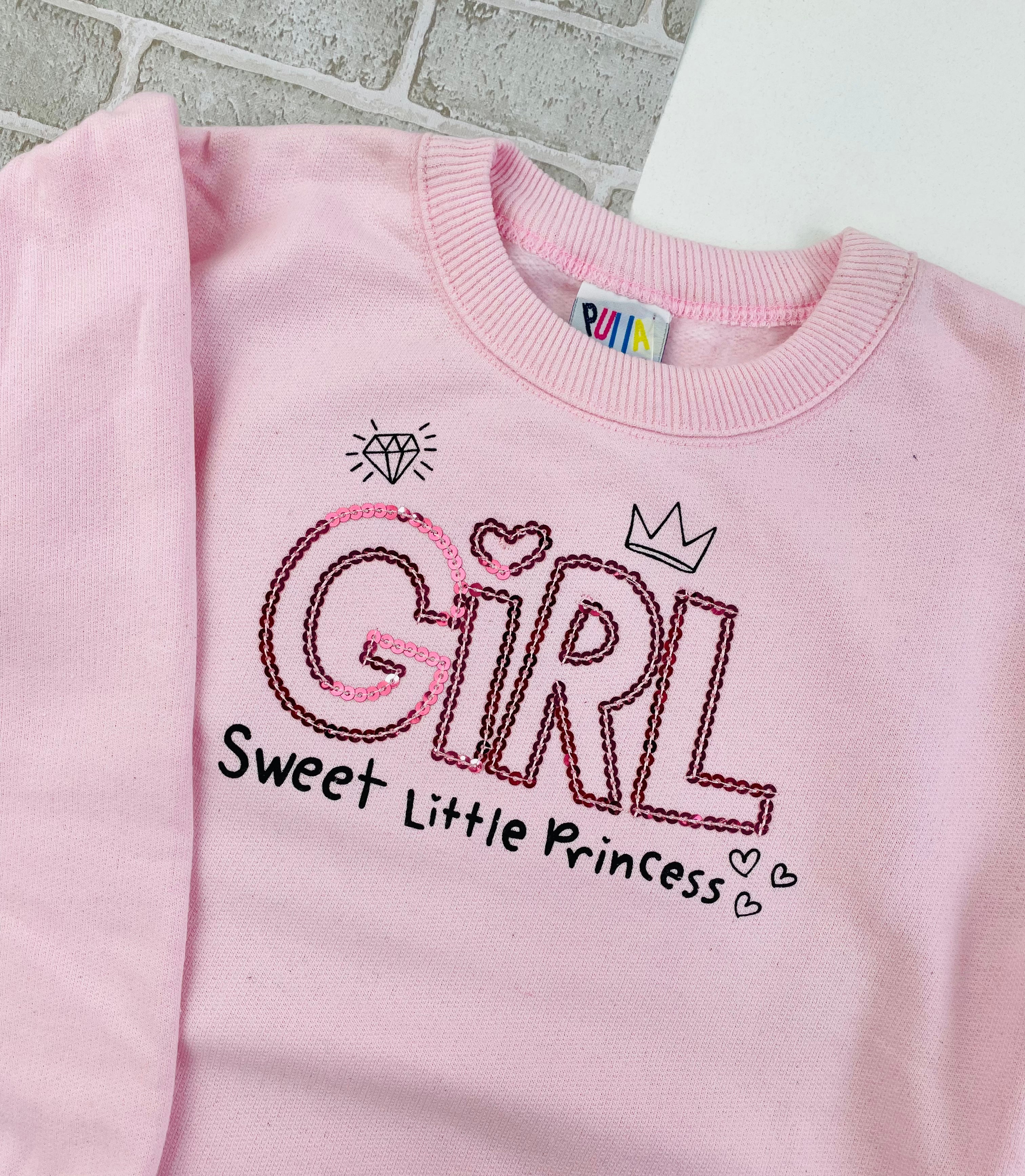 Conjunto Moletom Feminino Girl Pulla Bulla