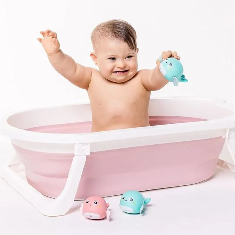 Brinquedo de Banho Infantil Buba Baleia a Corda +12 Meses