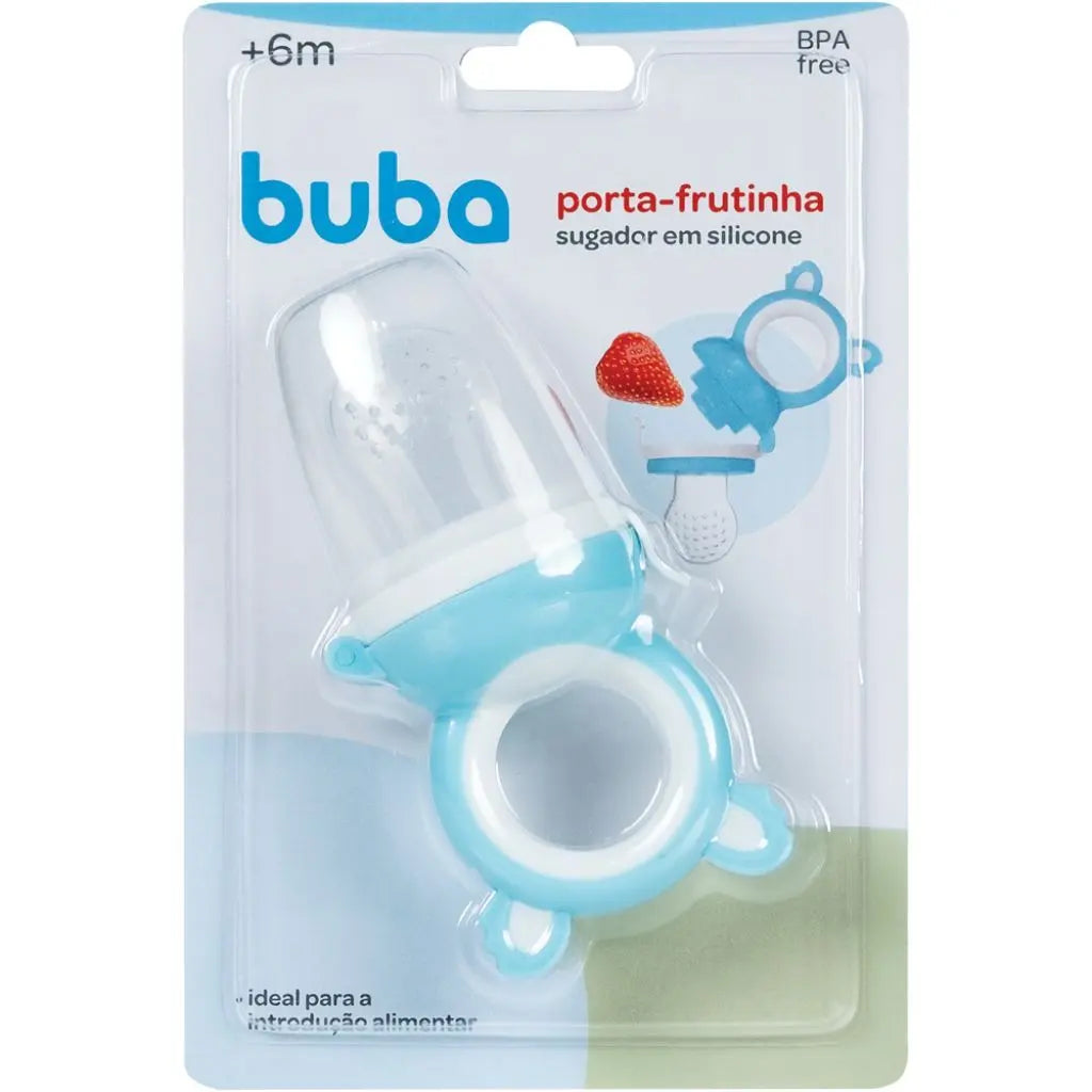Porta Frutinhas Buba Com Sugador Em Silicone +6 Meses