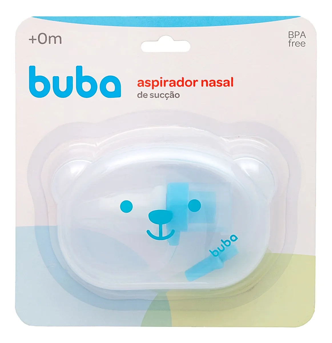 Aspirador Nasal de Sucção Buba Ursinho com Estojo de Viagem 0m+