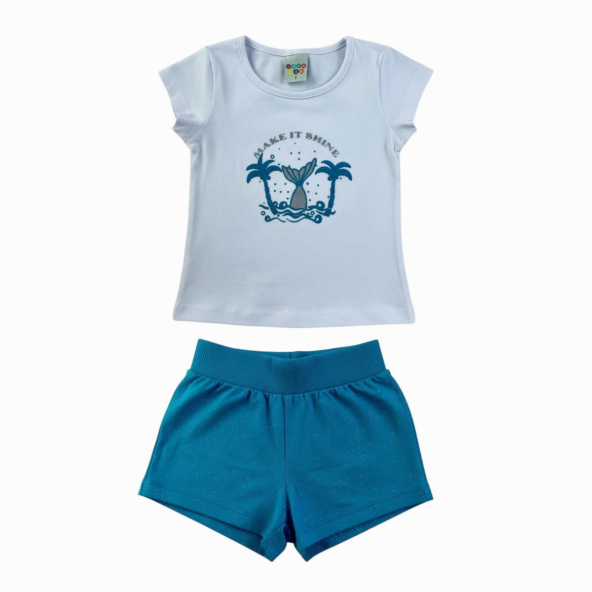 Conjunto Feminino Infantil Have Fun Mermaid Make It Shine