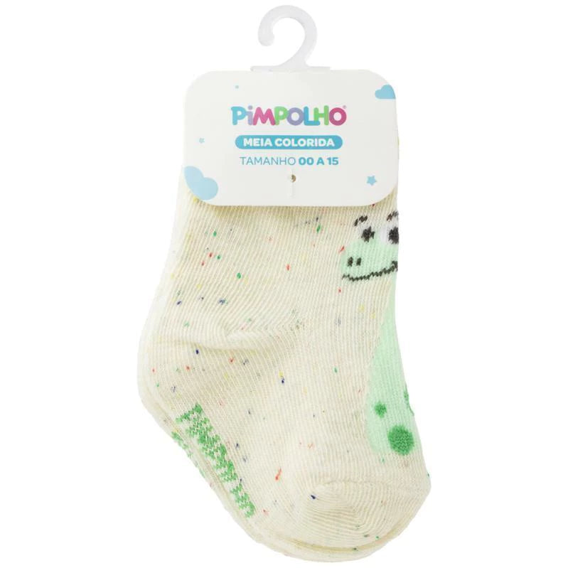 Meia Cano Alto Masculina Pimpolho Colorida 00 ao 15