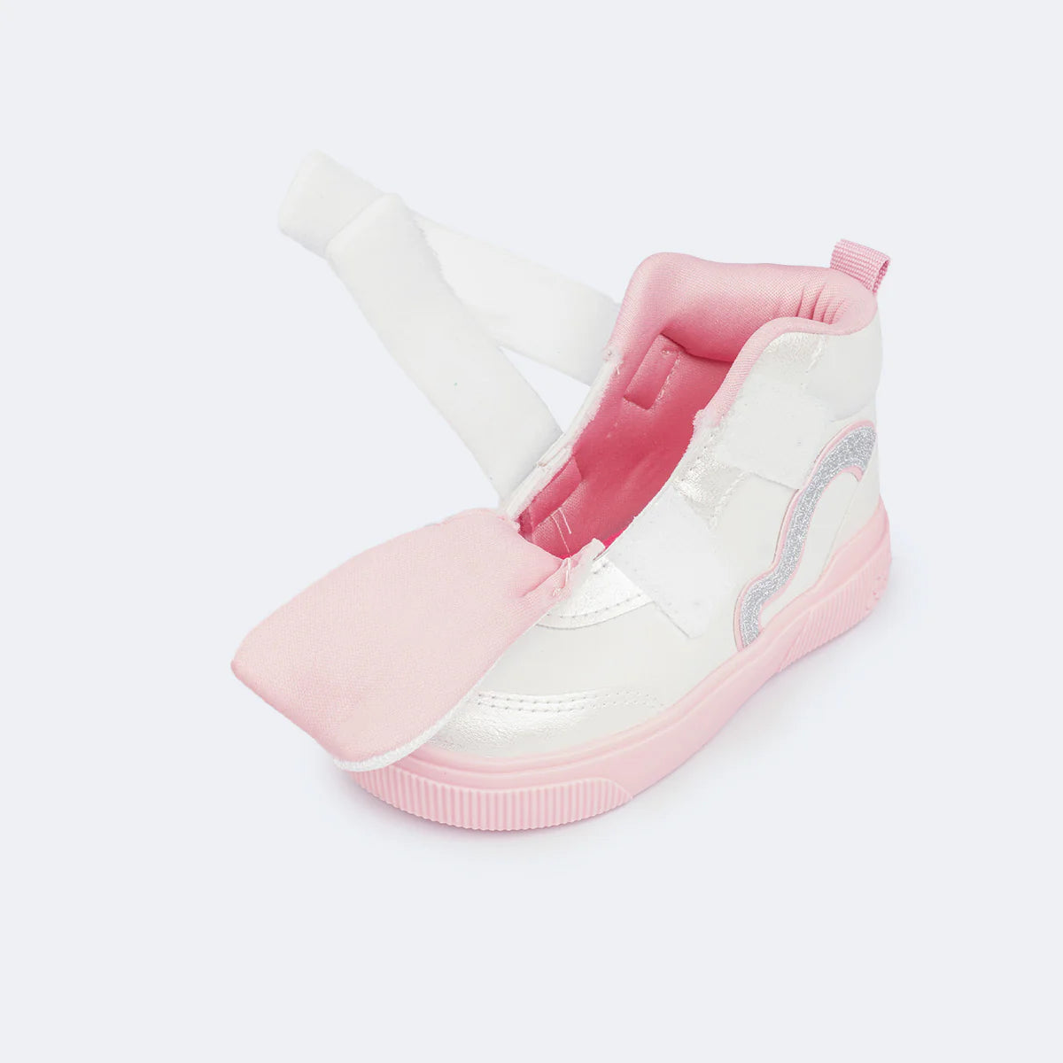 Tênis Cano Médio Infantil Pampili Yumi Suporte e Estilo