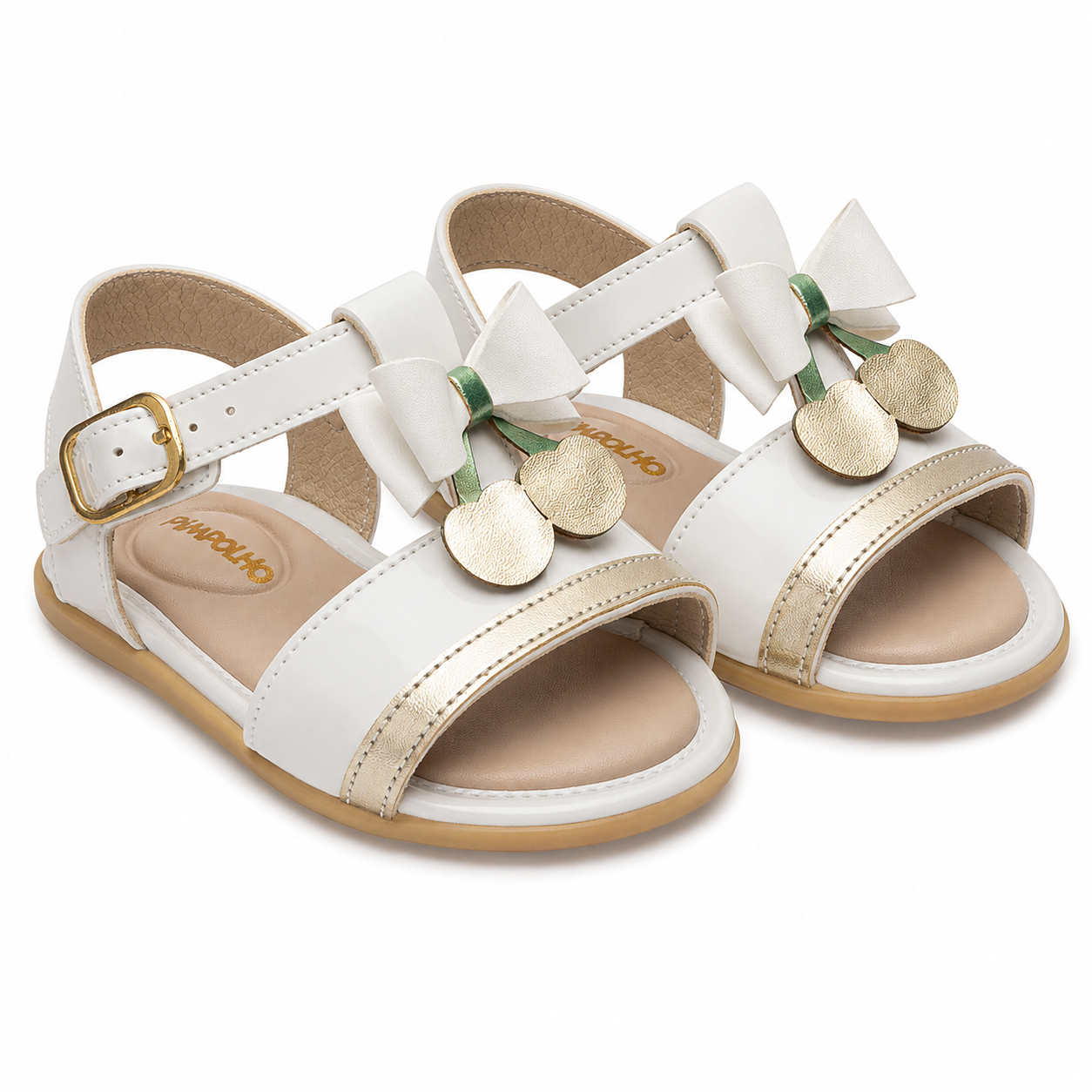 Sandália Infantil Feminina Pimpolho Cherry Fases 2 e 3