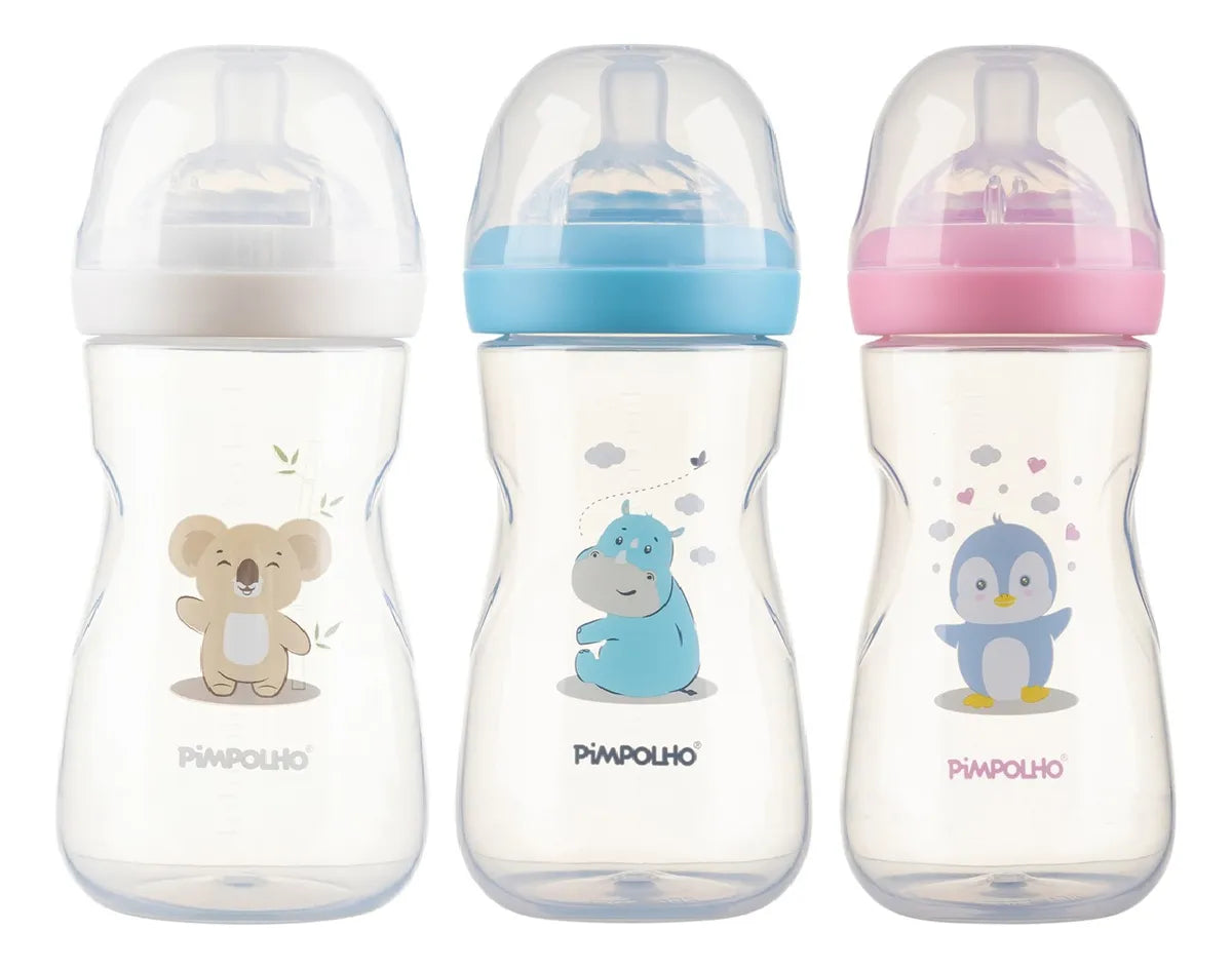 Mamadeira Pimpolho Serena 330ml 4M+