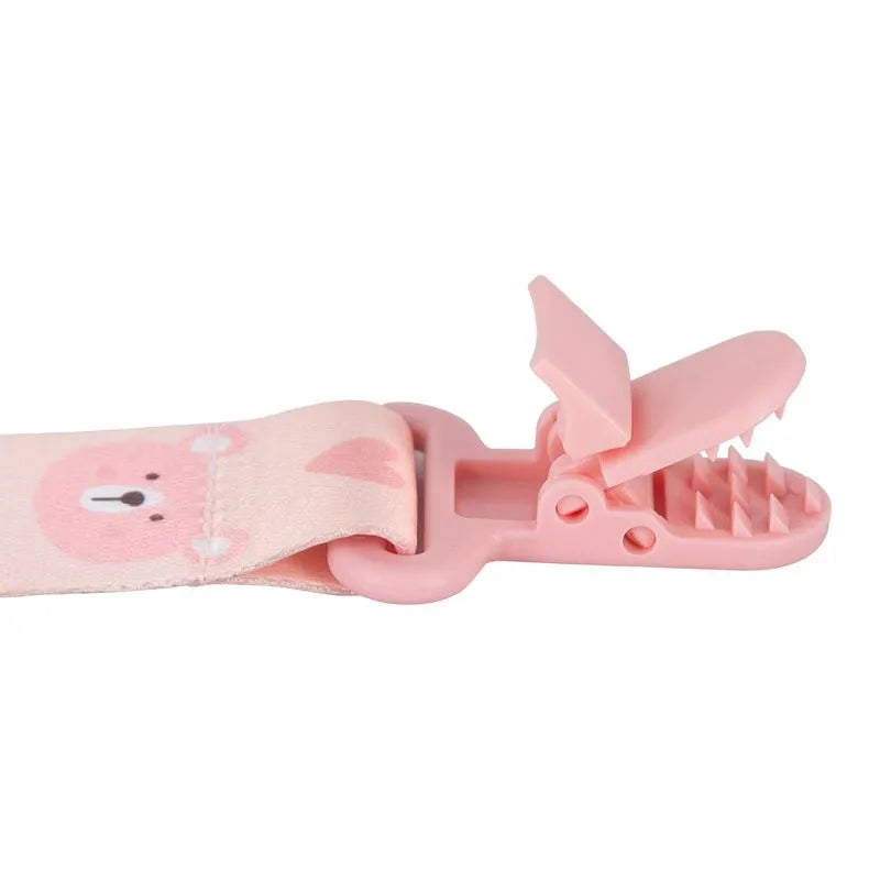Prendedor de Chupeta Infantil Buba Baby Ursinho Seguro 3 Meses+