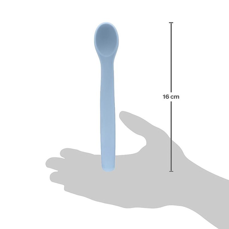 Colher Flexível Silicone Buba Infantil Autoalimentação