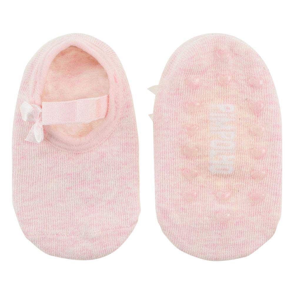 Meia Sapatilha Infantil Feminina Pimpolho Lisa Antiderrapante Algodão