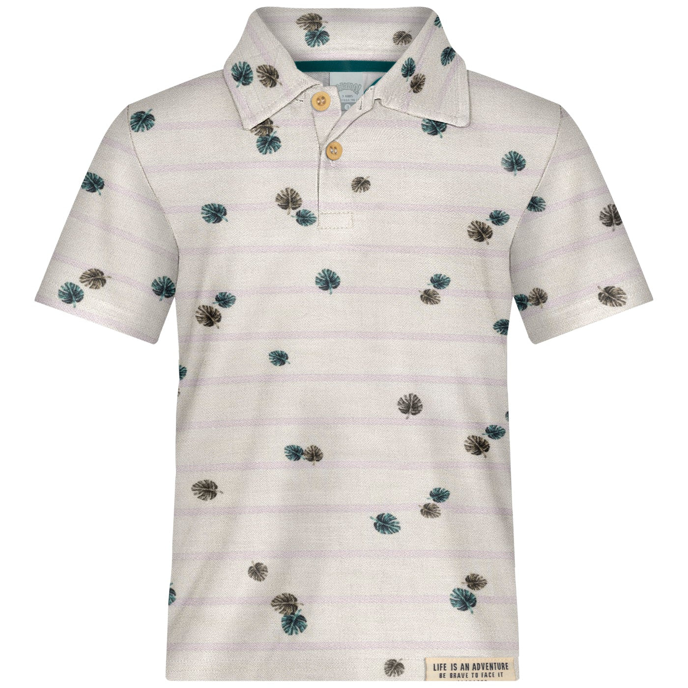 Camisa Polo Alakazoo Mini Folhas