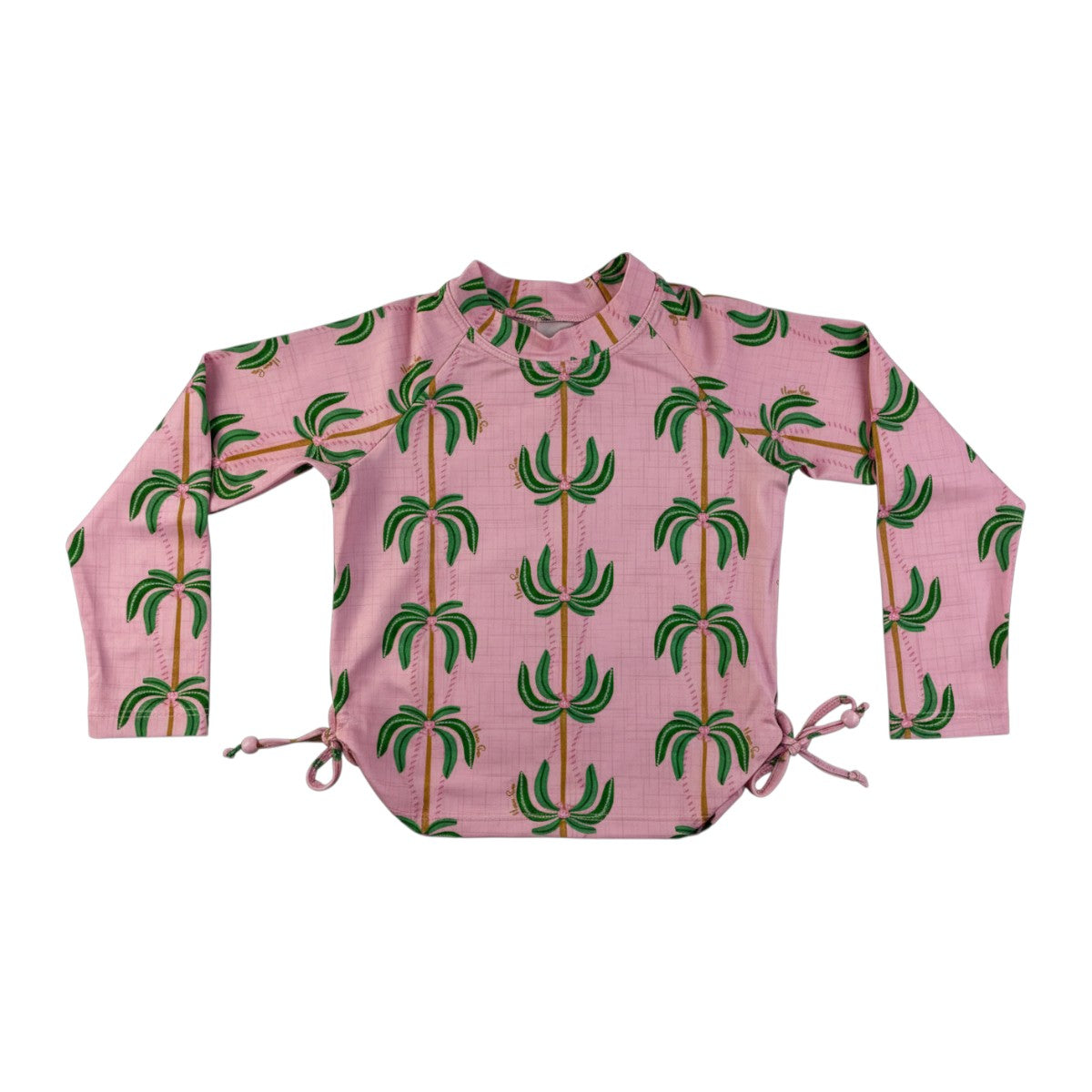 Conjunto Feminino Infantil Have Sun Drapeado Estampado com Proteção UV