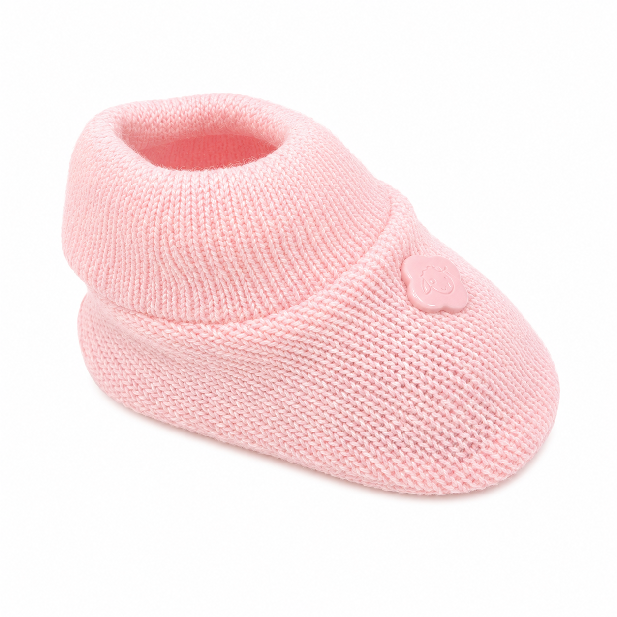 Kit Bebê Tricot Liso 3 Peças