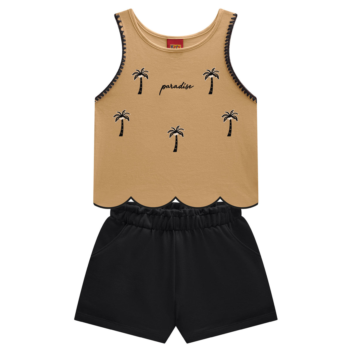 Conjunto Infantil Feminino Kyly Infanto-Juvenil Paradise