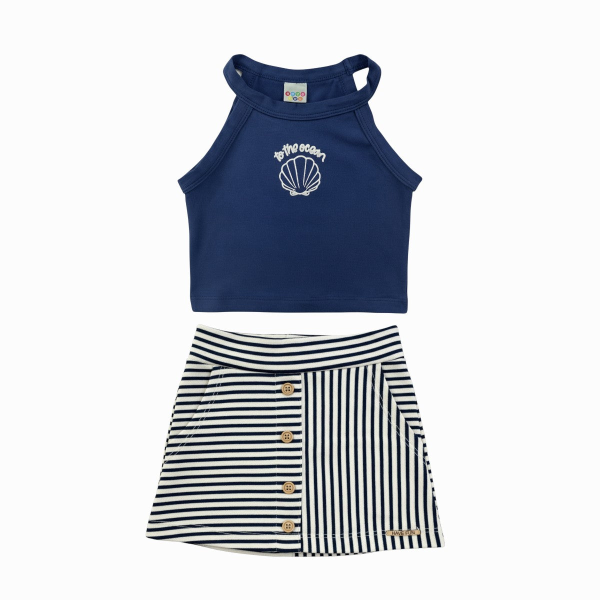 Conjunto Feminino Infantil Have Fun To the Ocean