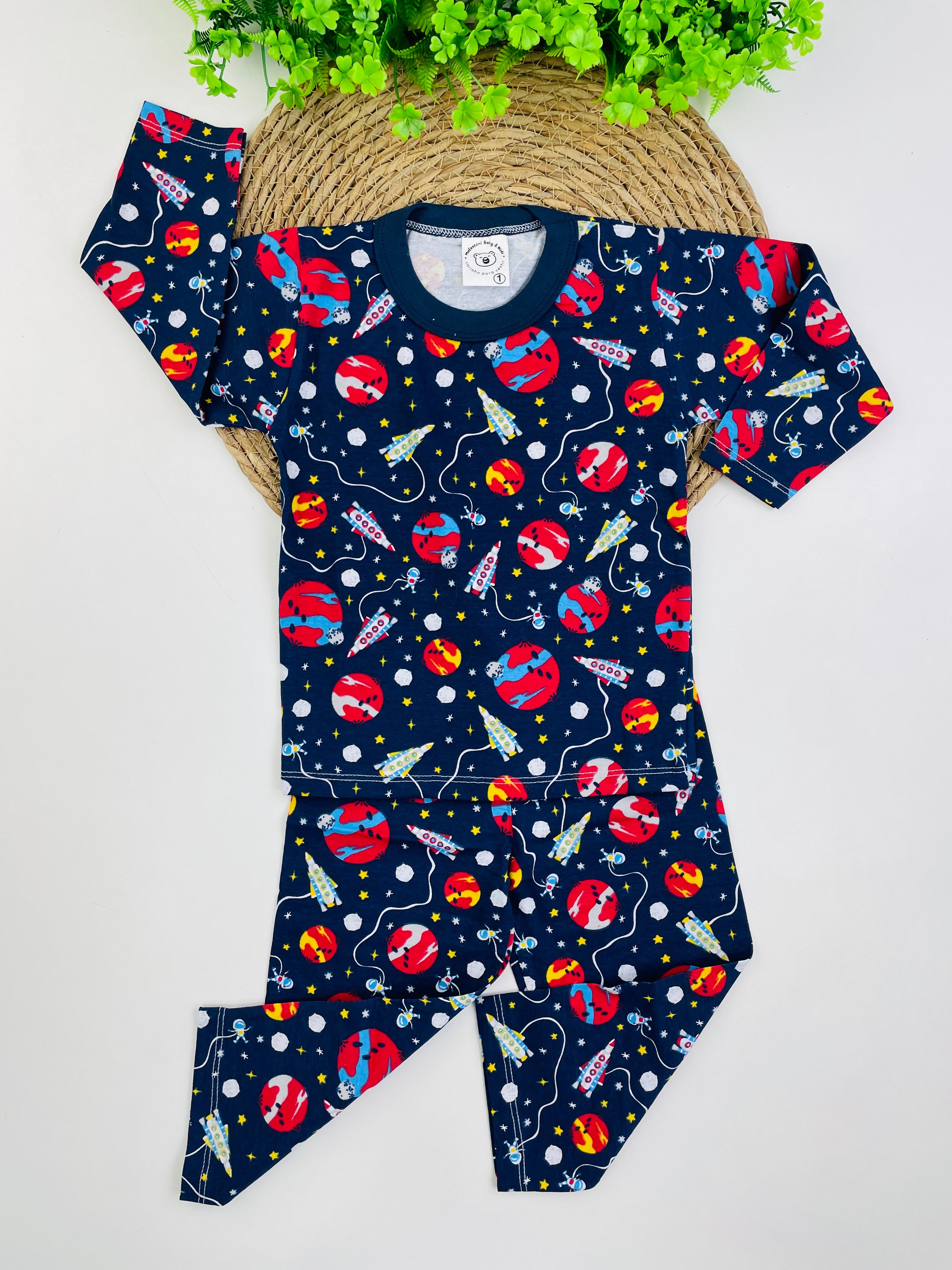 Pijama Manga Longa Mafessoni Espaço