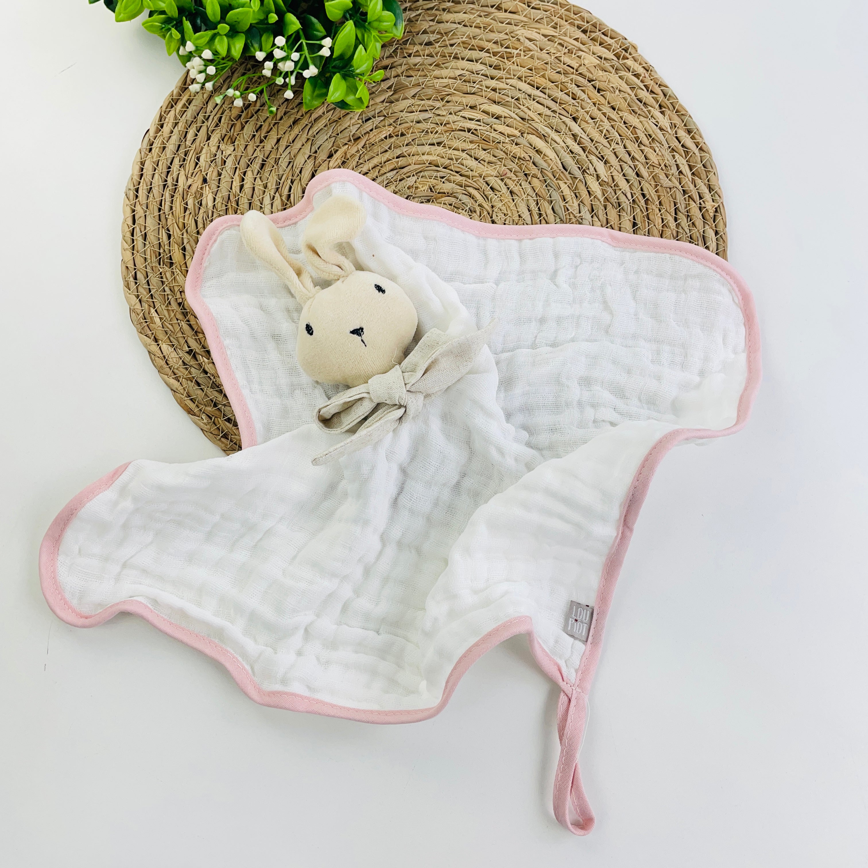 Naninha Loupiout Nature Coelhinho Com Prendedor De Chupeta